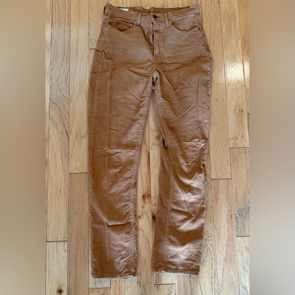 Gap Women’s High Rise Cigarette  Corduroy Pants